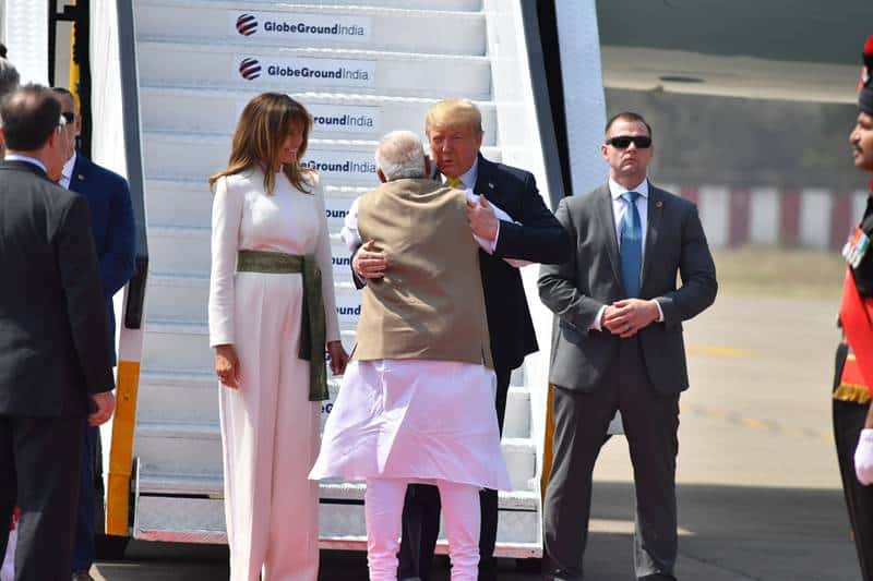 Trump's first visit to India as president