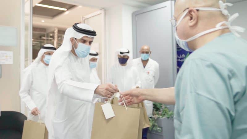 UAE health officials