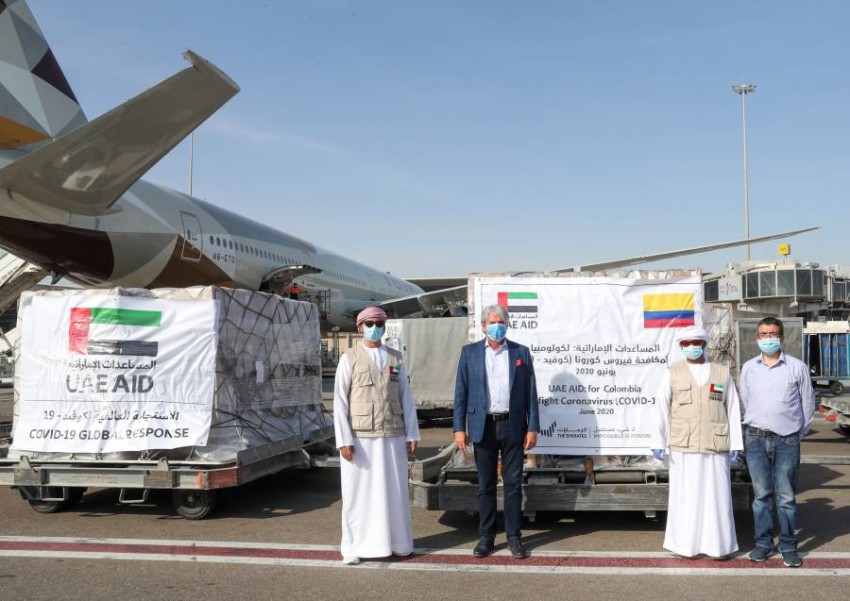UAE aid plane