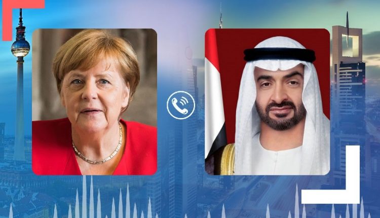 Mohamed bin Zayed & Angela Merkel