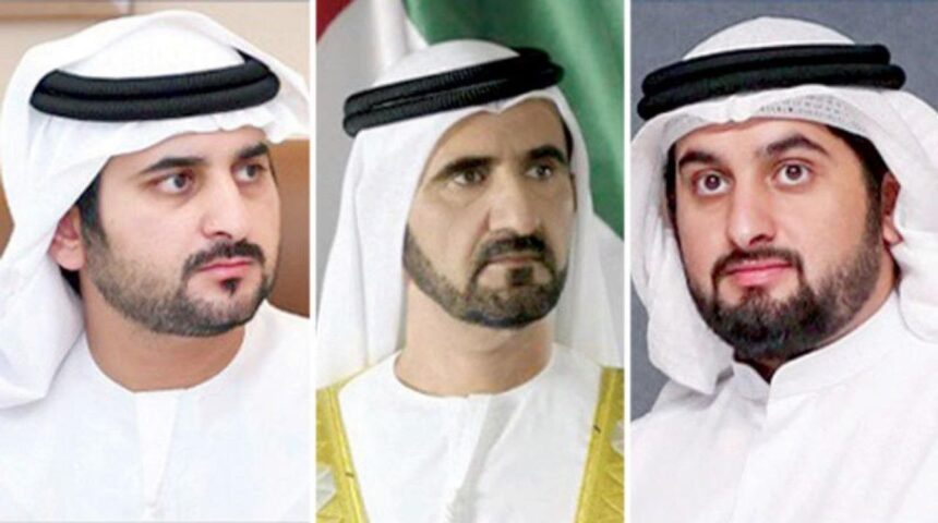 Sheikh Mohammed bin Rashid and his Sons