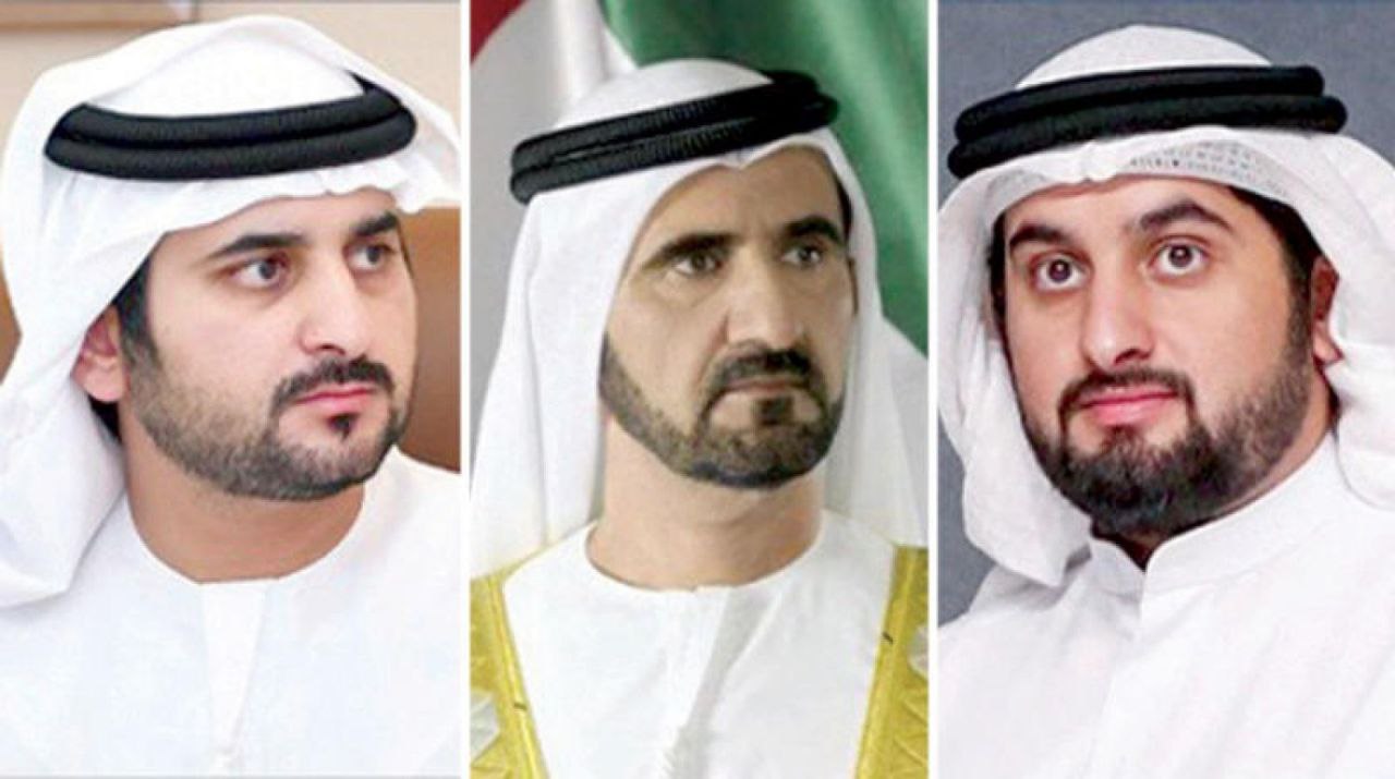 Sheikh Mohammed bin Rashid and his Sons