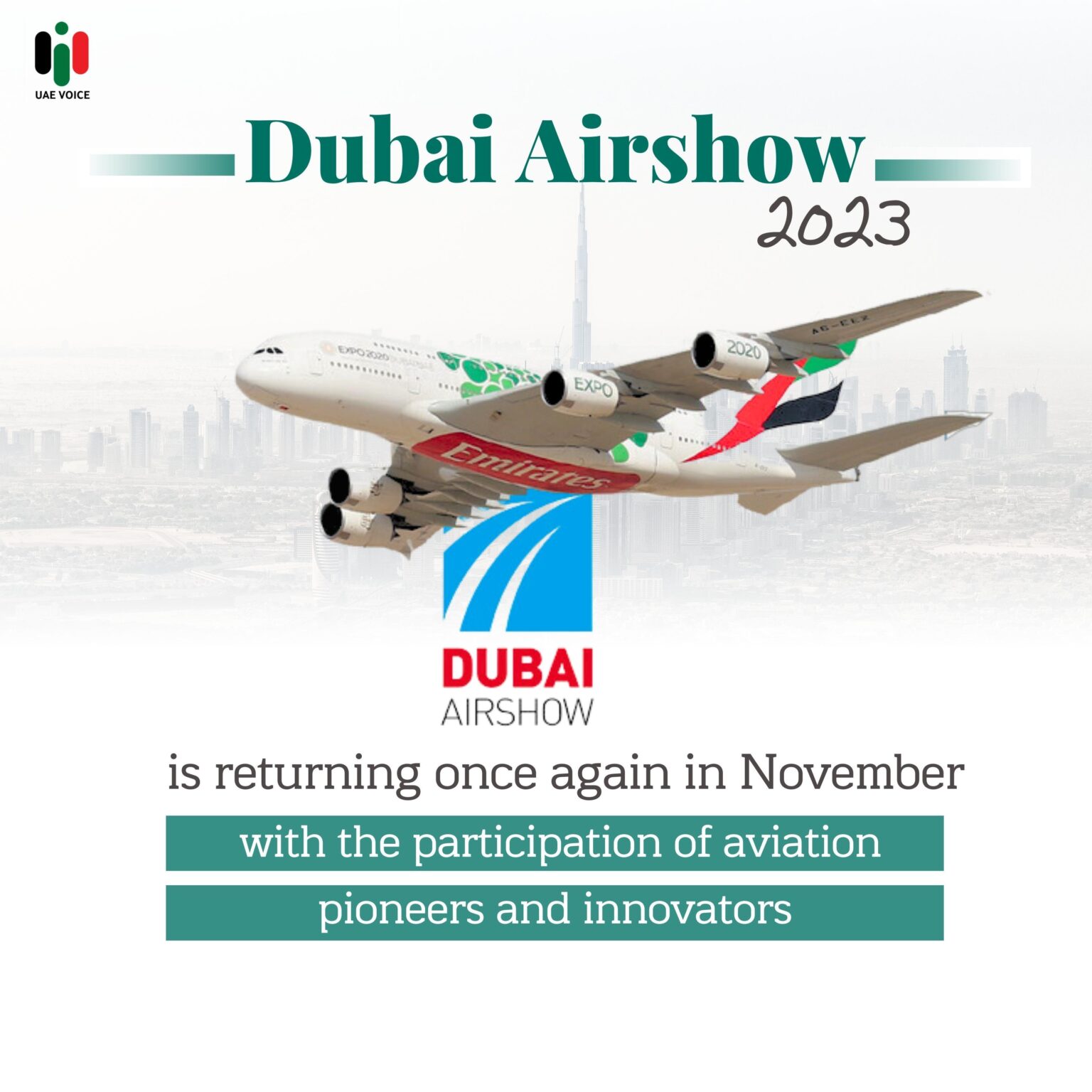 Dubai Airshow 2023 Coming By Next November.