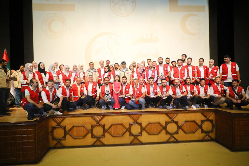 "Chivalrous knight 2 " honors Syrian Arab Red Crescent volunteers.