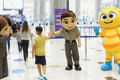 Dubai Airport Welcoming first children group