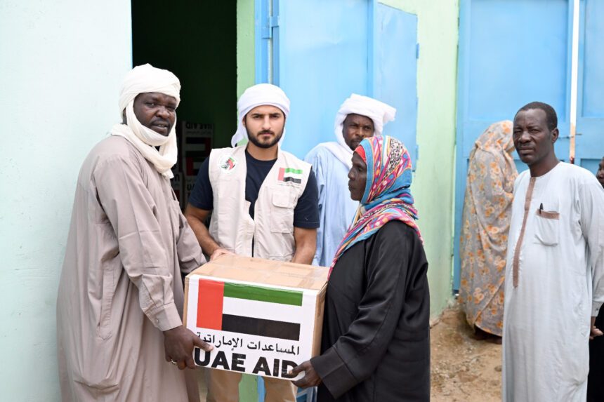 UAE Humanitarian Team Is Still Distributing Food Baskets in Chad