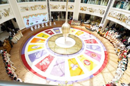 UAE Year Of Sustainability Celebrated with Large Flower Carpet