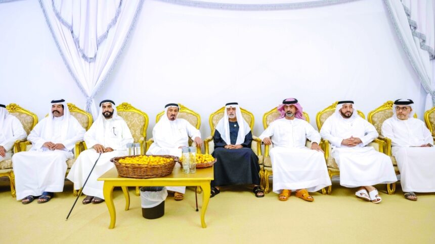 Ajman Ruler Receives Condolences On Death Of Saud Al Nuaimi