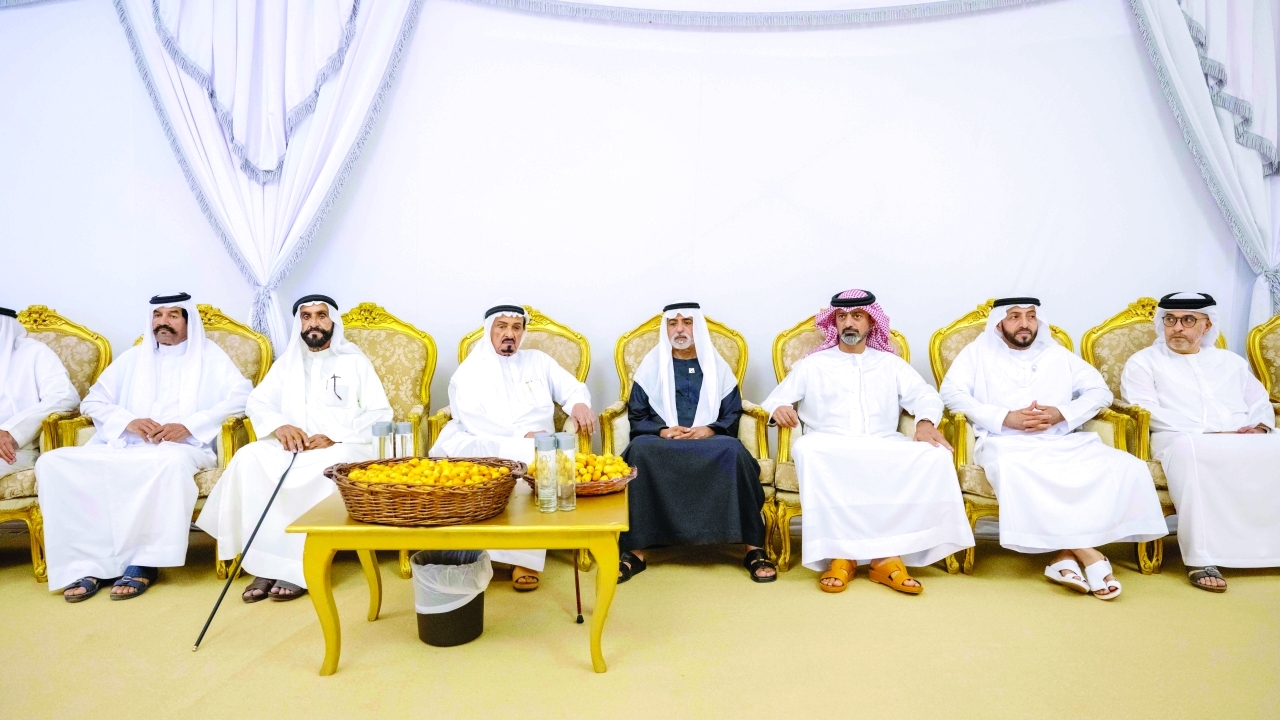 Ajman Ruler Receives Condolences On Death Of Saud Al Nuaimi