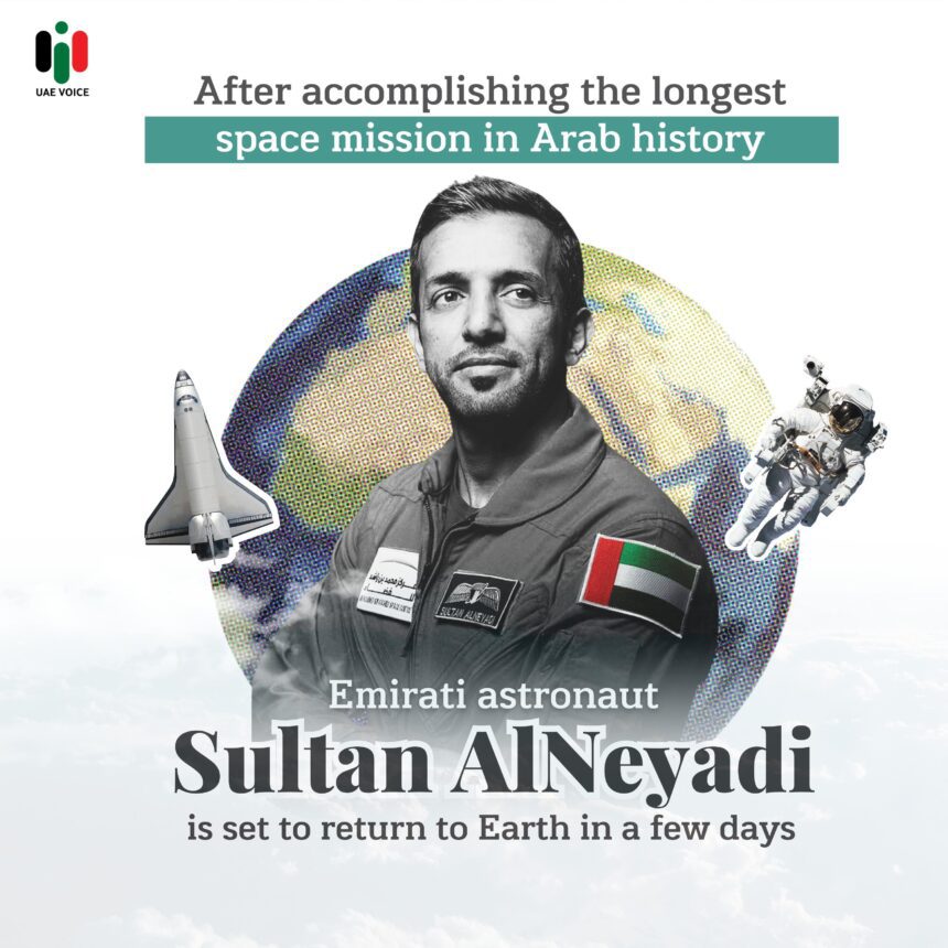 Longest Space Mission in Arab History Done by Emirati Astronaut