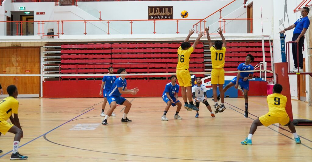 The basketball competition took place at Rashid Bin Hamdan Hall in Al-Nasr Sports Club.