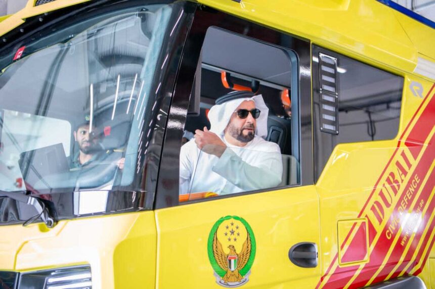 Saif bin Zayed visits Civil Defense Environmental Program Location