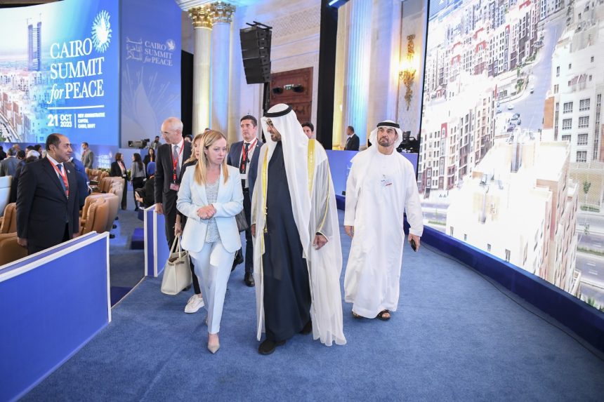 Cairo Peace Summit Attended by President Mohammed bin Zayed