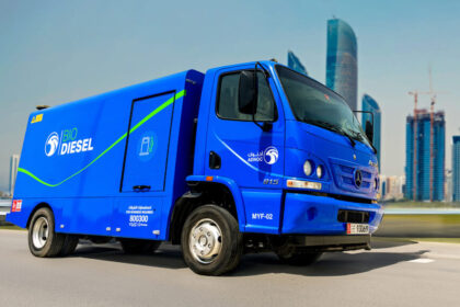 ADNOC Distribution Heavy Trucks Fleet Uses B20 Biodiesel.