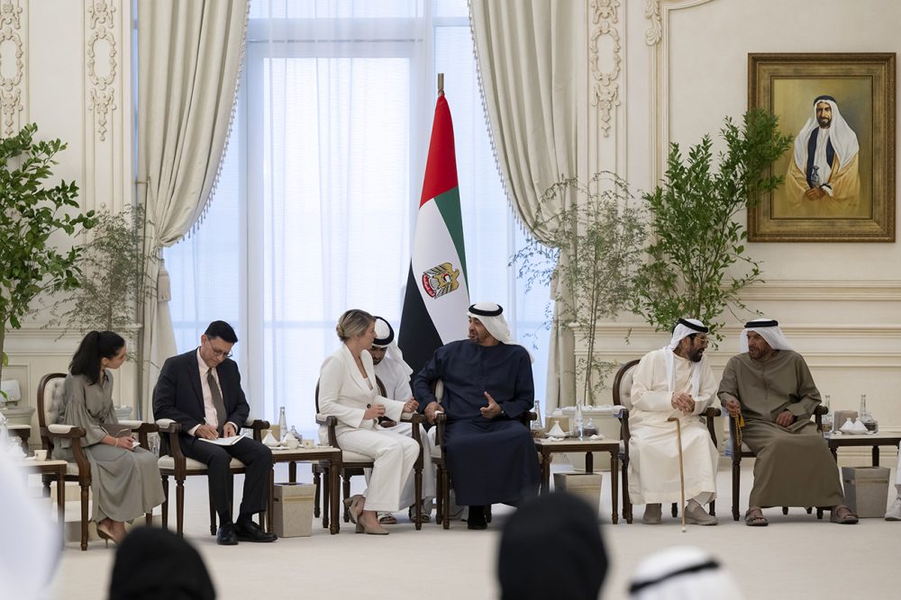 UAE President Meets With Turkish and Canadian Foreign Ministers