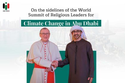 Sheikh Abdullah bin Zayed Meets the Secretary of the Vatican City.