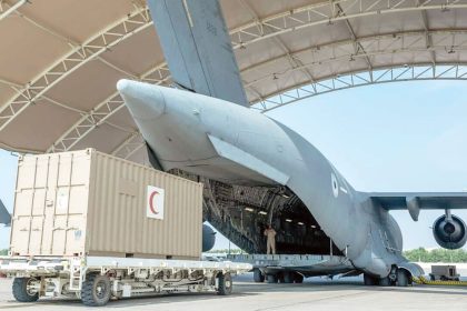 Humanitarian Aid to Gaza Delivered by the UAE Air Bridge
