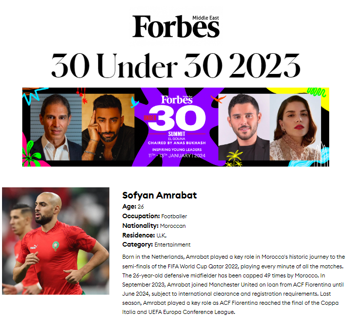 Under 30 Summit 2024 - Forbes Middle East Events