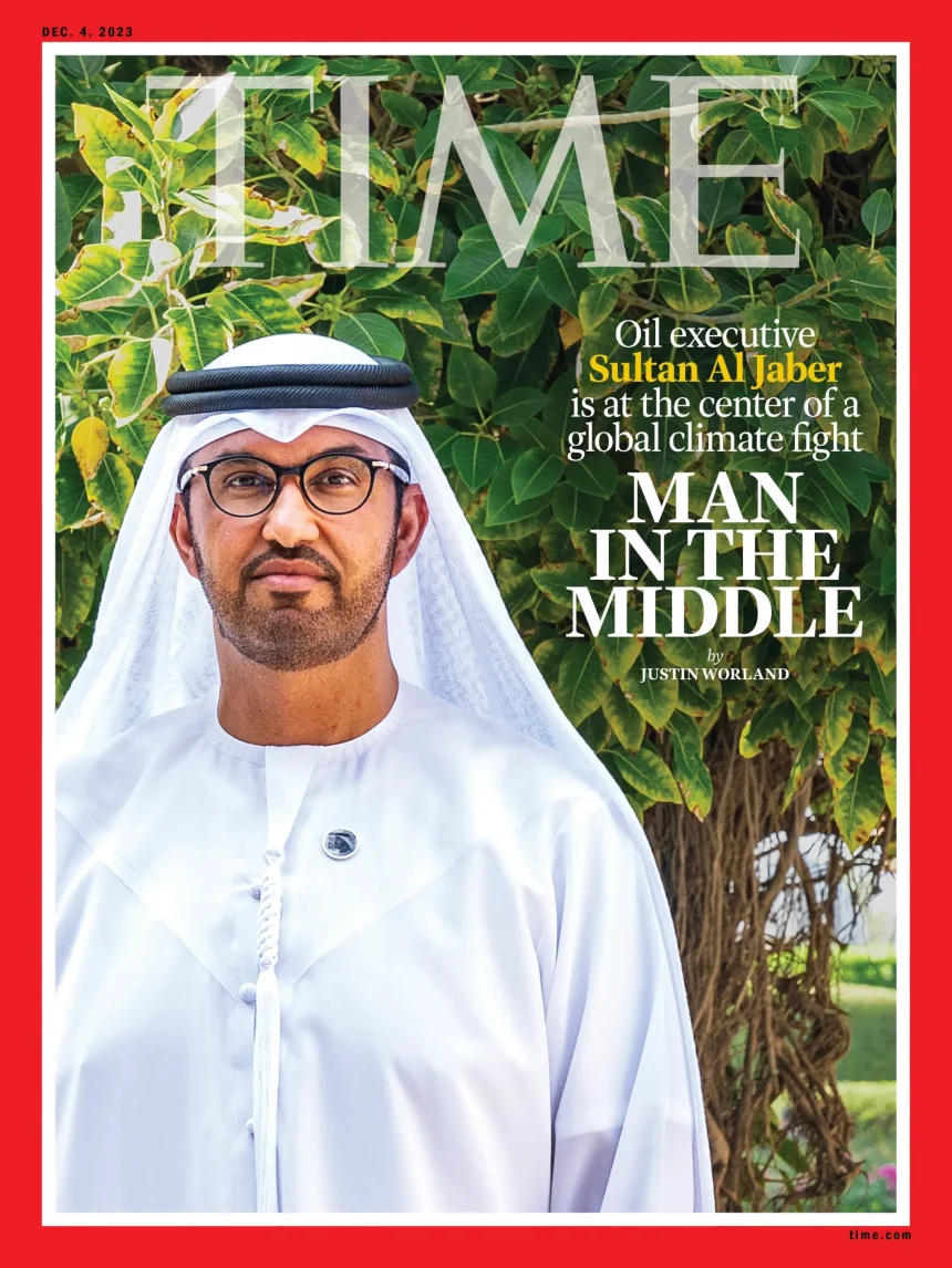 COP28 President: Sultan Al Jaber On Time Magazine Cover