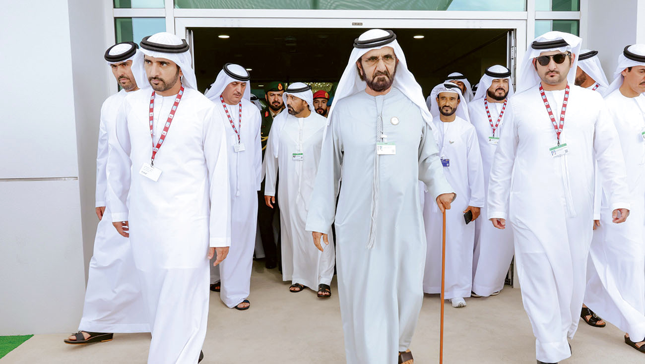 Sheikh Mohammed bin Rashid Al Maktoum visits Dubai Airshow