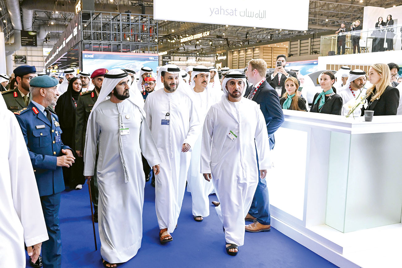Sheikh Mohammed bin Rashid Al Maktoum at Dubai Airshow