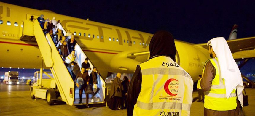 4th Group of Gaza Children Arrived at UAE to Receive Treatment