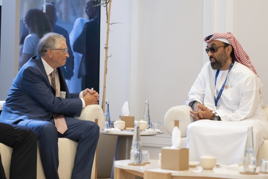 Tahnoon bin Zayed and Bill Gates Discuss Climate Action
