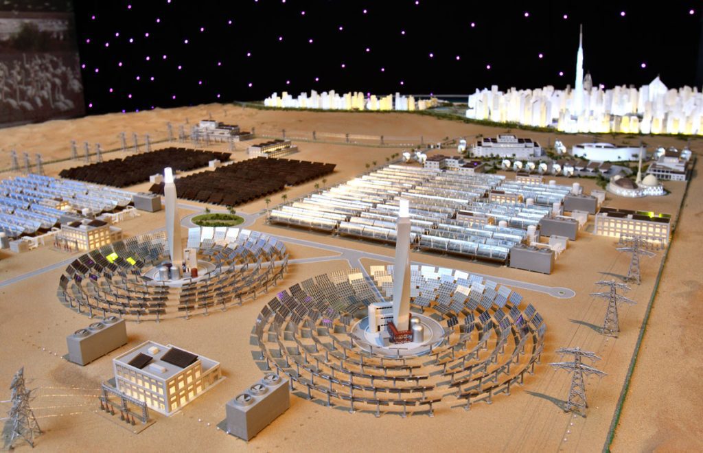 Mohammed bin Rashid Al Maktoum Solar Park, the largest solar power project in the world