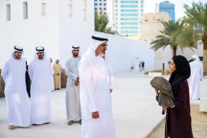 Khaled bin Mohamed bin Zayed Visits Al Hosn Festival