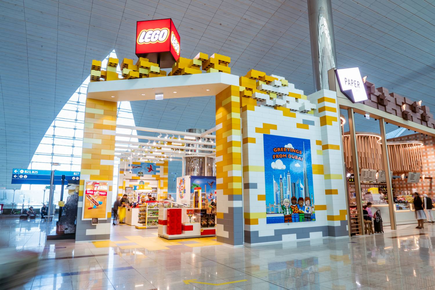 LEGO Store at Dubai Airport: Largest Lego Store Inside an Airport