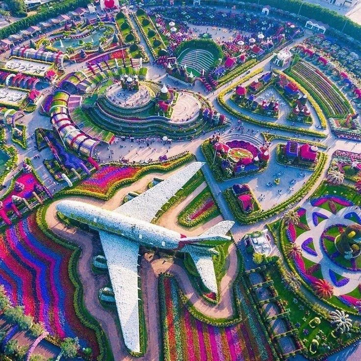 Dubai Miracle Garden - Record-Breaking Landmarks in the UAE