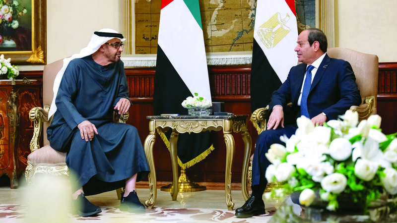 HH Sheikh Mohamed bin Zayed and Al-Sisi