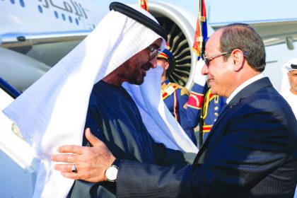 President of the UAE And Al-Sisi Meet in Cairo