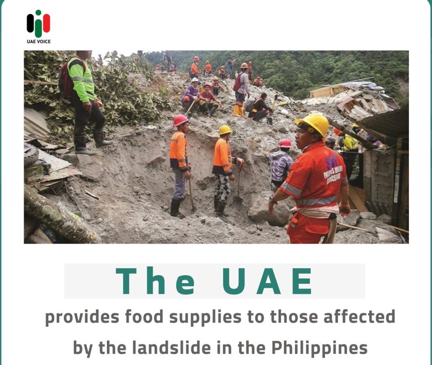 After Landslide in Philippines ... The UAE Sent Urgent Aid