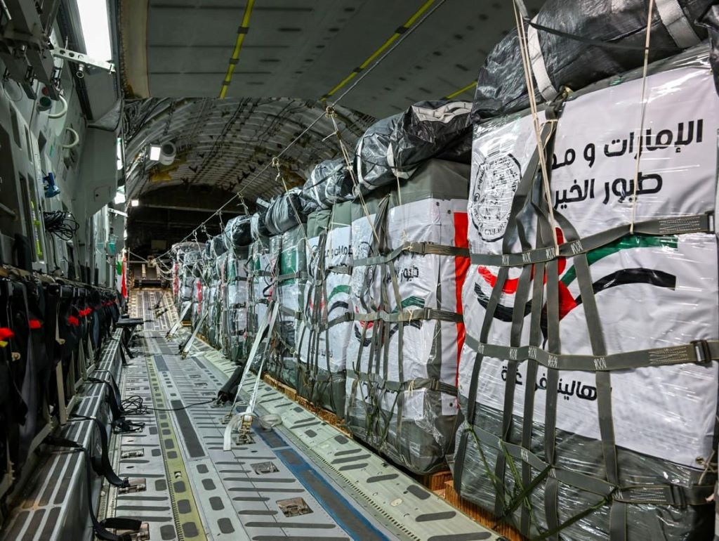 Airdrop Operations in Gaza By the UAE, Egypt and Jordan