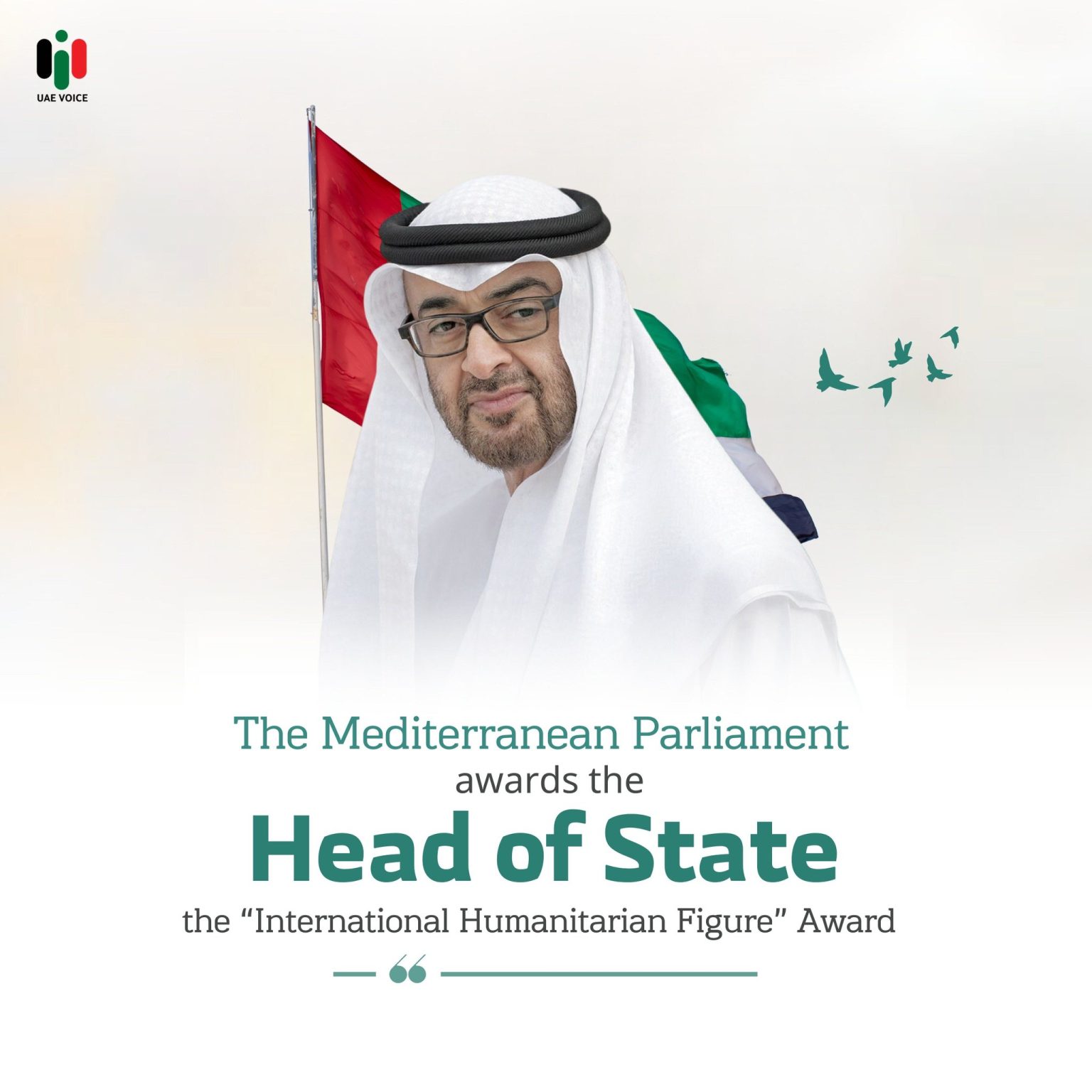 The Global Humanitarian Figure Award Went To UAE Leader