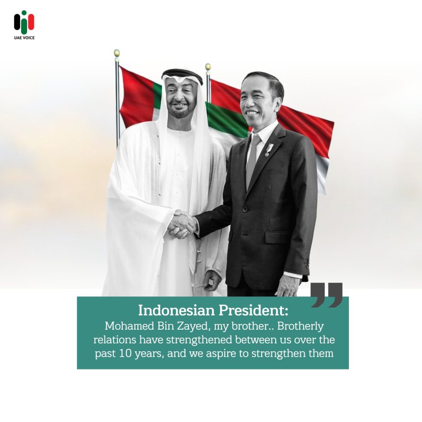 Joko Widodo, President of Indonesia, Welcomed By UAE President