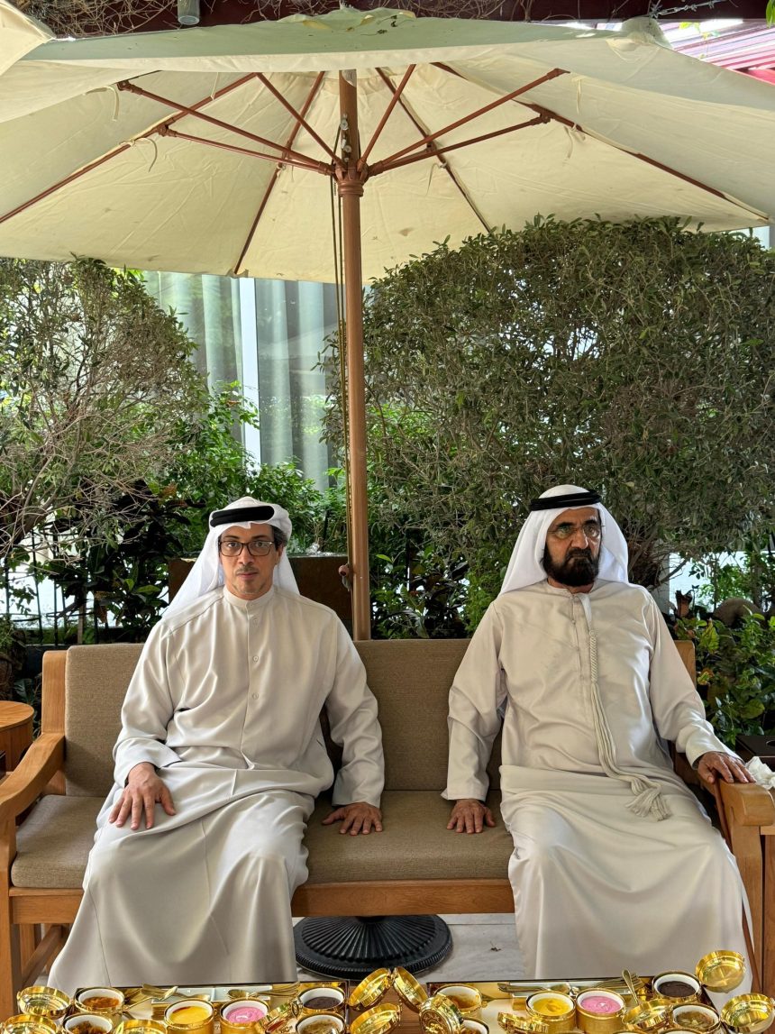 Mohammed bin Rashid Welcomes Mansour bin Zayed