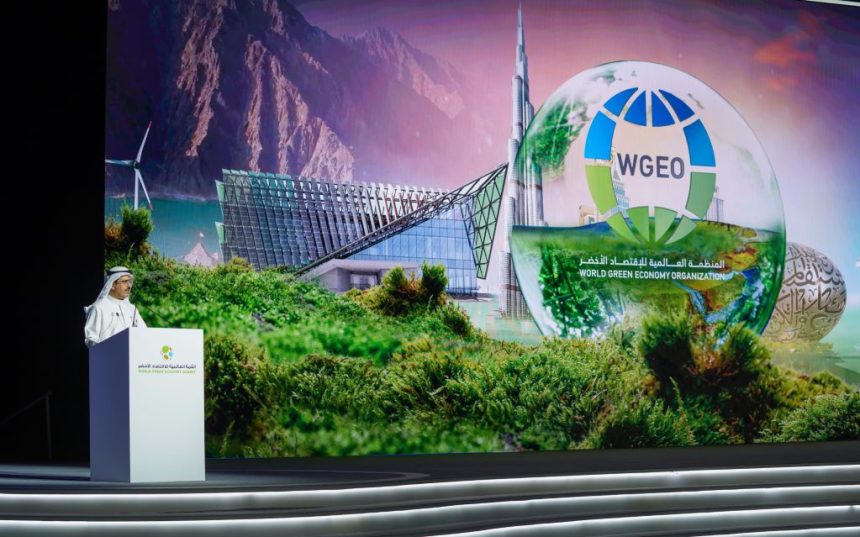 World Green Economy Summit Kicks Off in Dubai by Next October