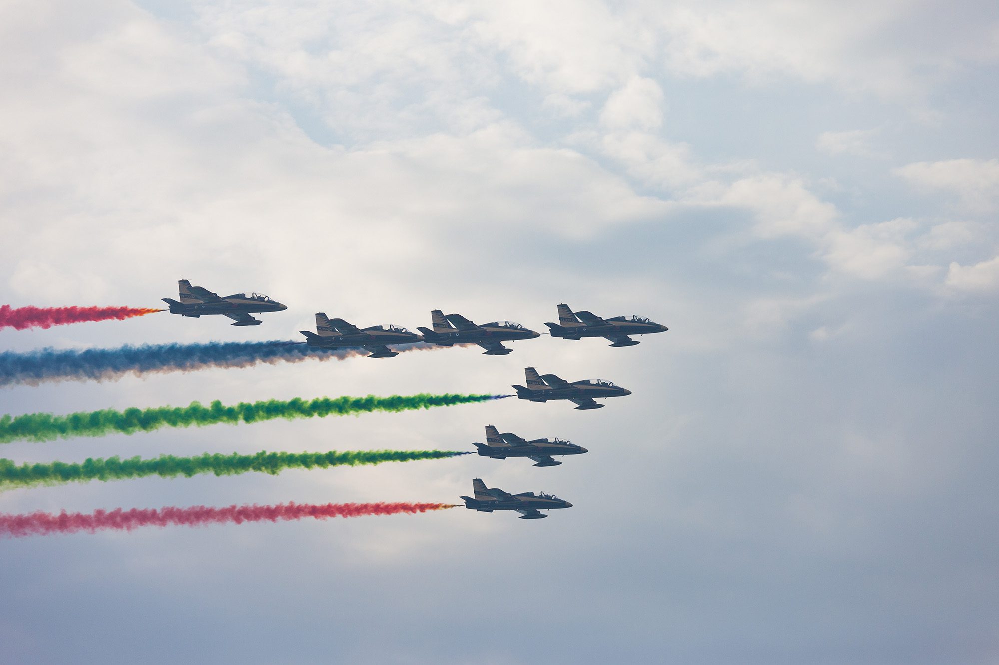 UAE Flag in the Sky