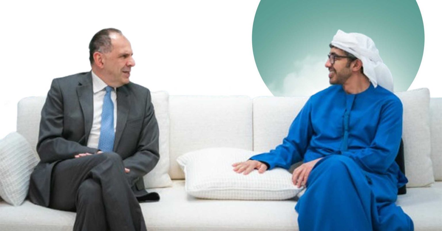 HH Sheikh Abdullah bin Zayed Meets Greece Minister of Defence