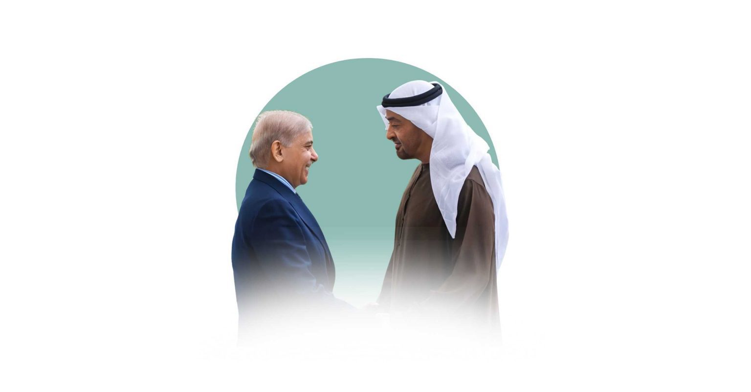 Mohamed bin Zayed Meets the Prime Minister of Pakistan