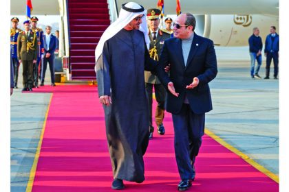 About Mohamed bin Zayed Recent Visit to Egypt